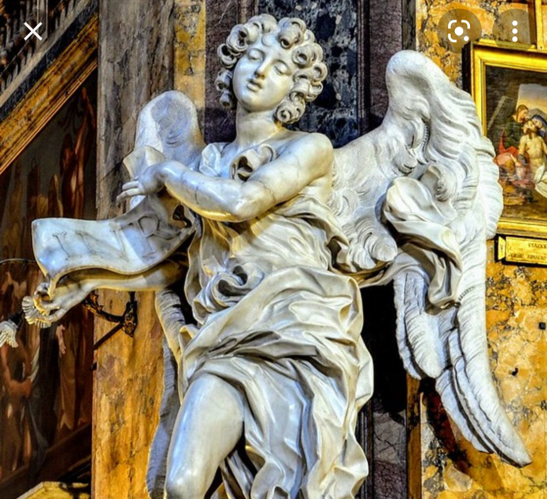 Obelisk and twin churches in Piazza del Popolo, Rome, at dusk. Buildings are lit, people are present.
