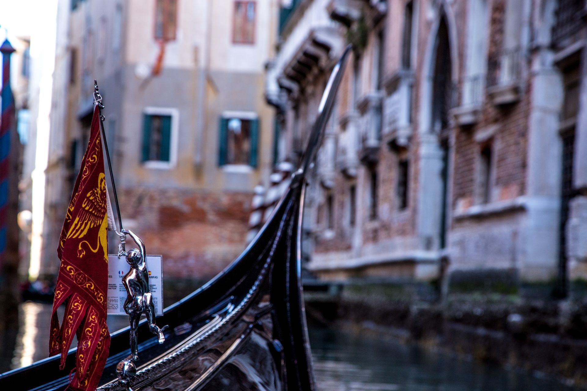 Gondola in Venice.