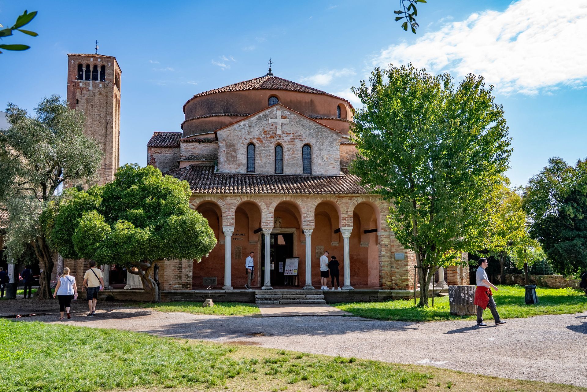 Church on the island of Torcello near Venice.
