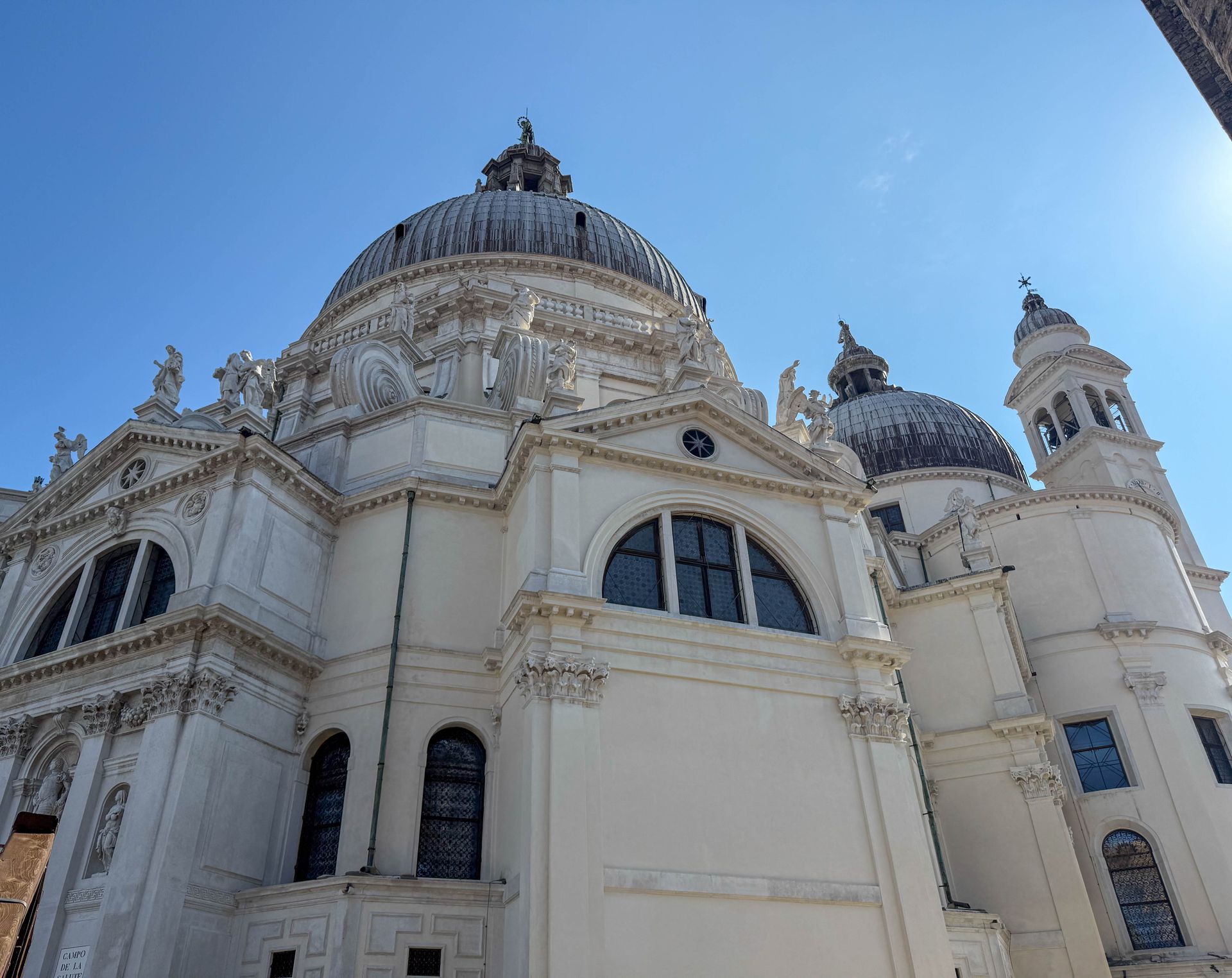 Dome of a church in Venice.