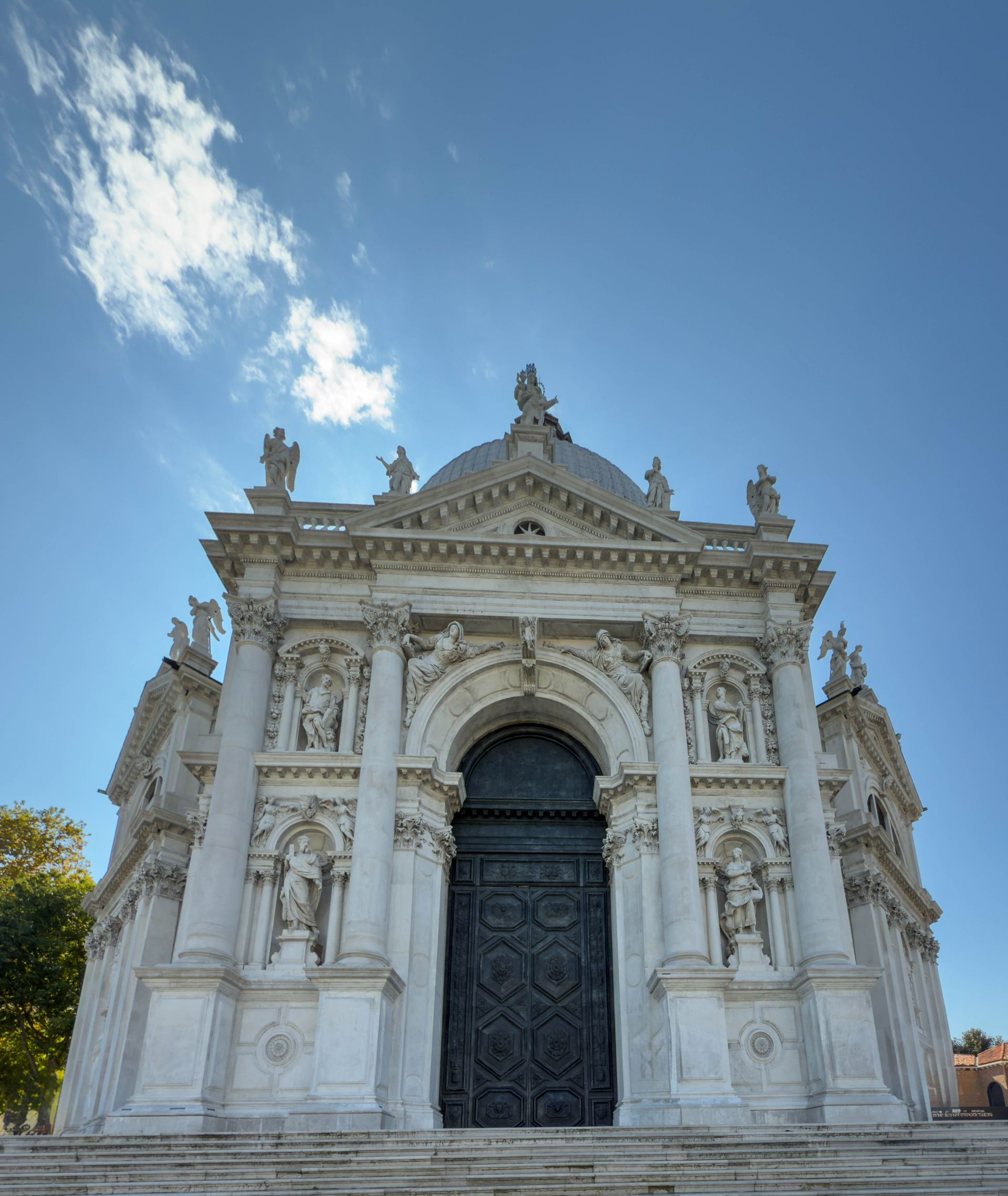 Doorway of an old building in Venice.