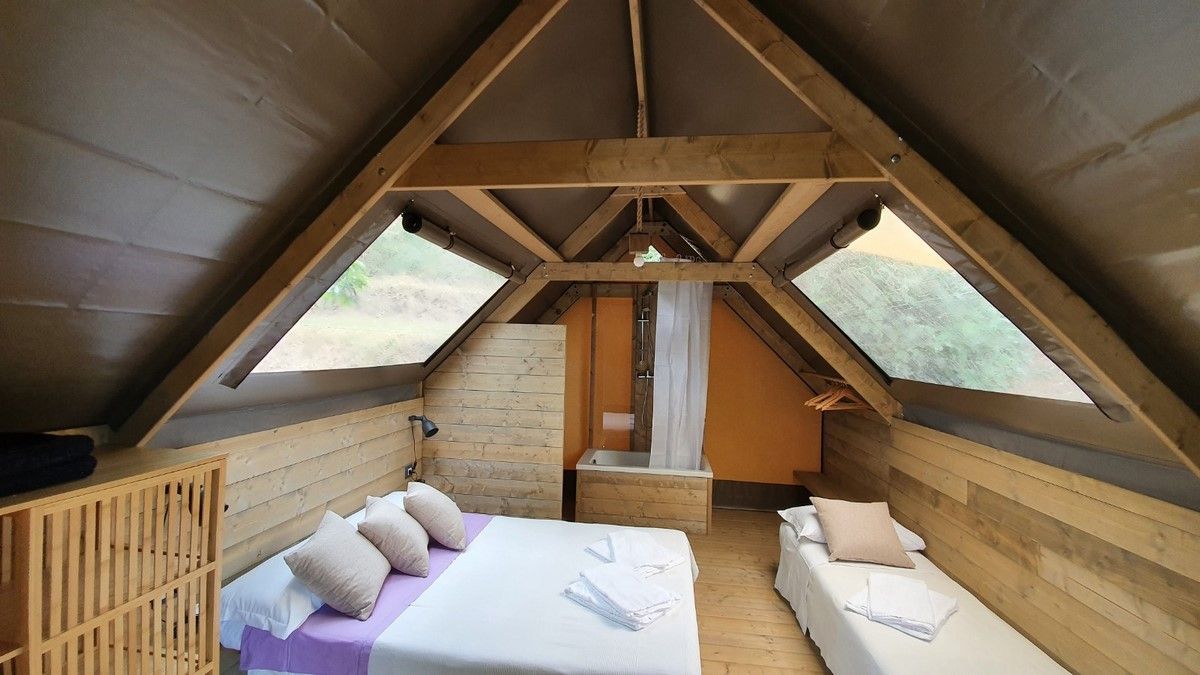La Gallinella ecolodge Lavanda in Tuscany.
