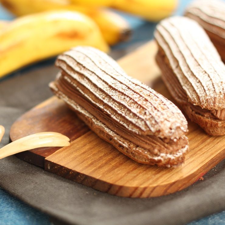 【幸福烘焙】巧克力香蕉泡芙