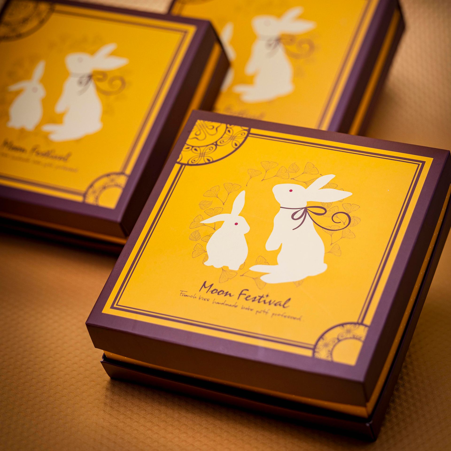 【幸福烘焙】中秋玉兔方塊泡芙禮盒