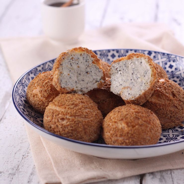 【幸福烘焙】脆皮芝麻泡芙