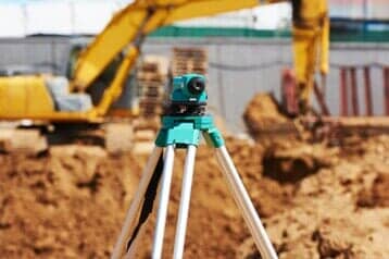 Surveyor Equipment Theodolite Outdoors — Land Development & Planning Engineers in Hopkinton, MA