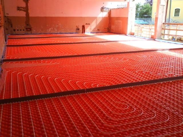 impianto di riscaldamento da pavimento