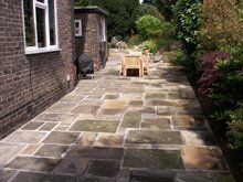 Patio design - Keighley, Skipton, Ilkley - Peter Griffiths Quality Landscaping Service - Stone patio