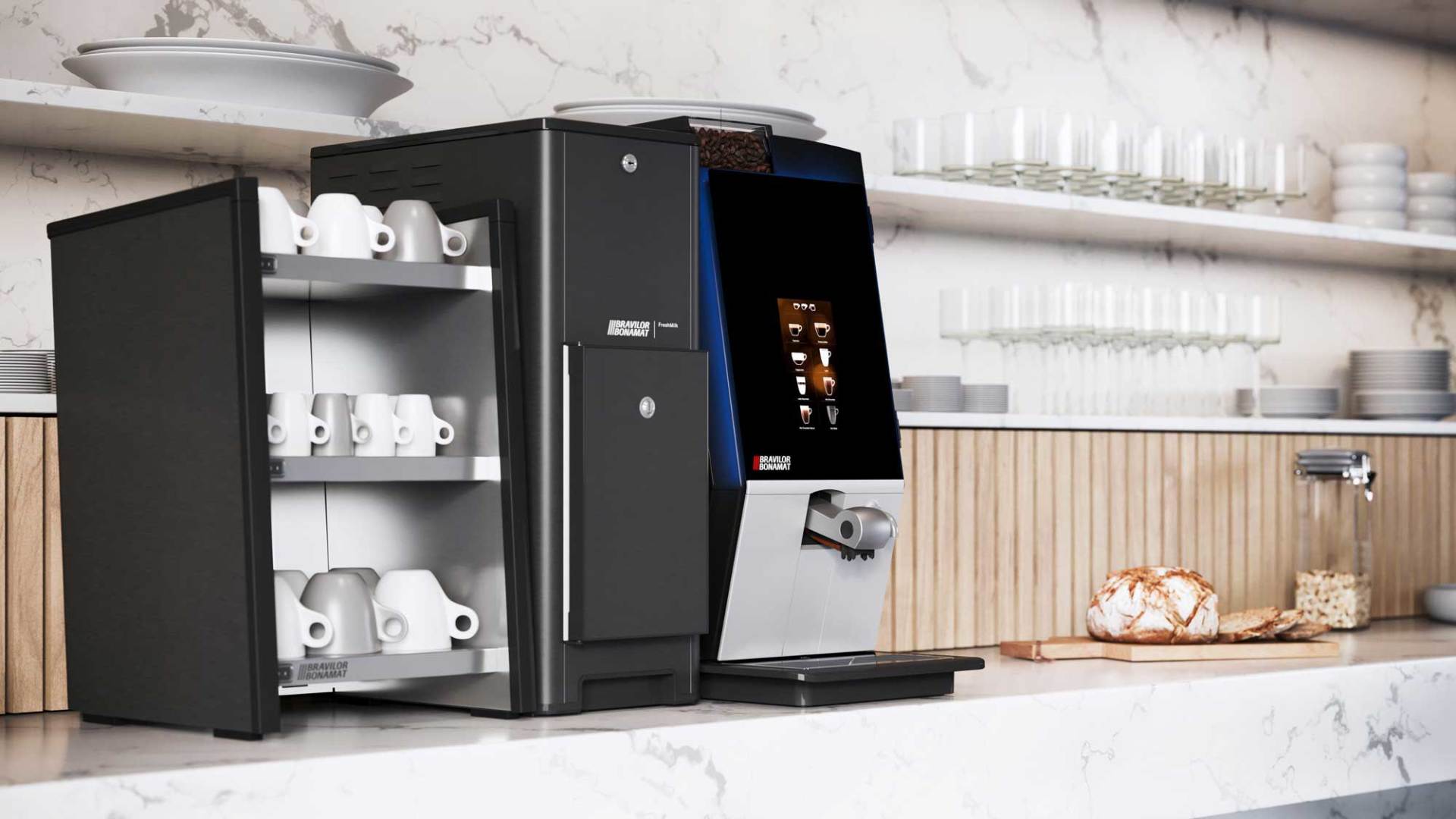 Fresh Milk Coffee Machines in London By Quench Me