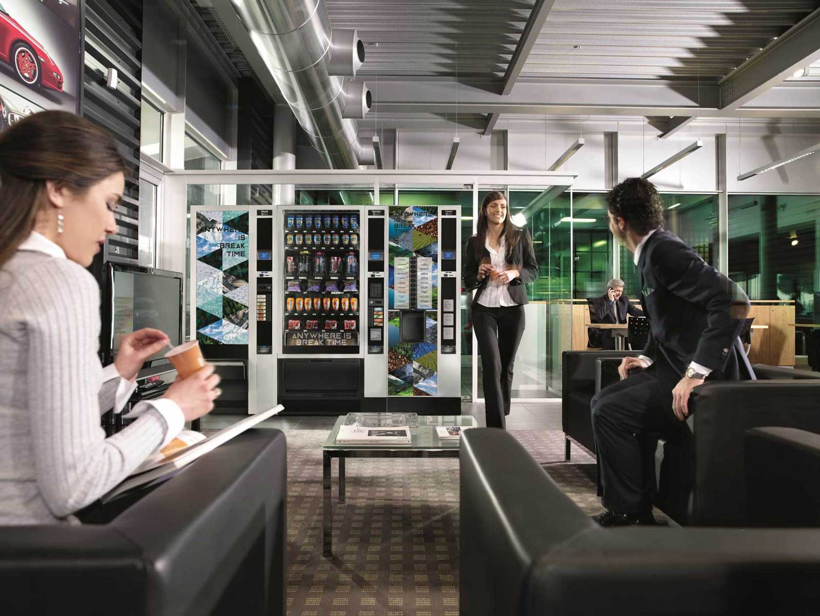 Vending machines for offices in London by Quench Me UK