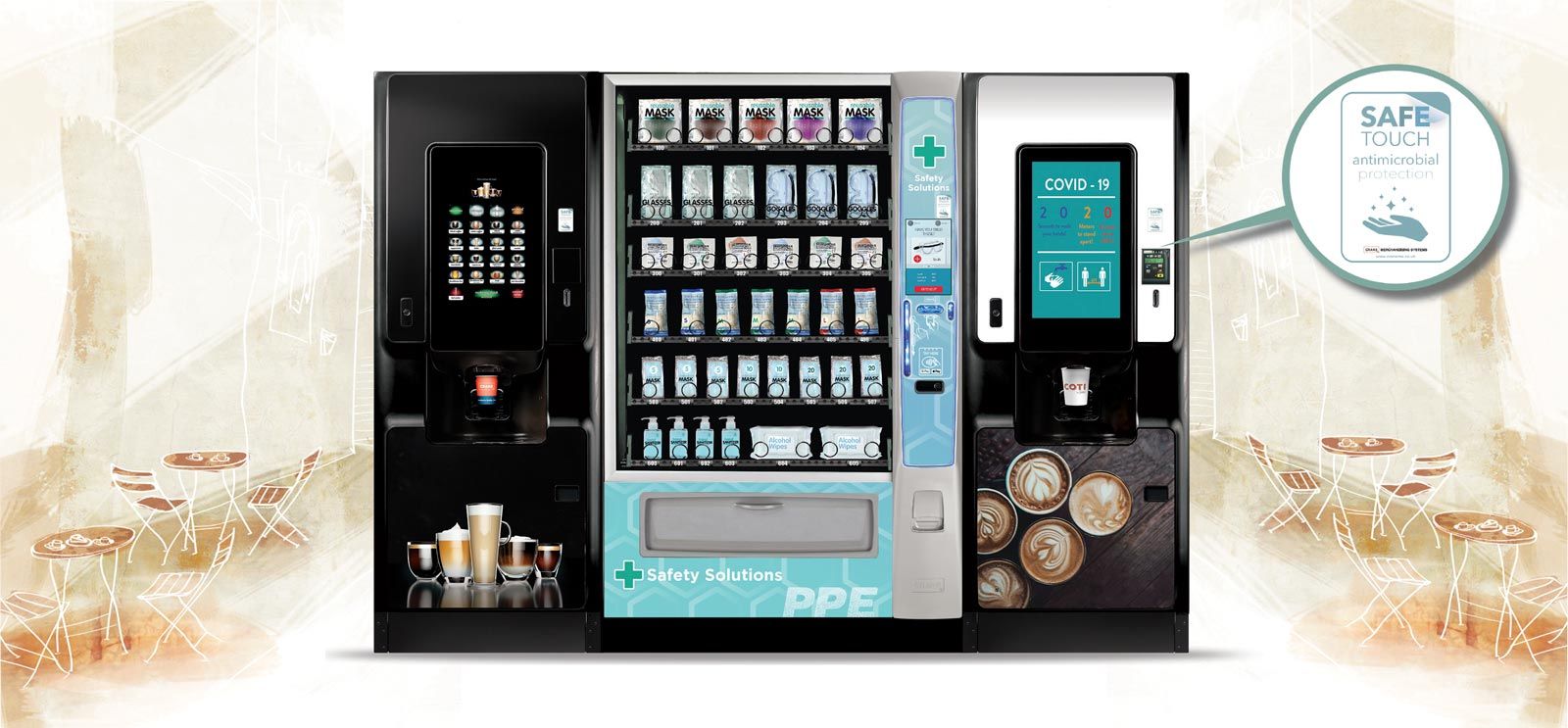 COVID-19 Safe Vending Solutions by Quench Me UK