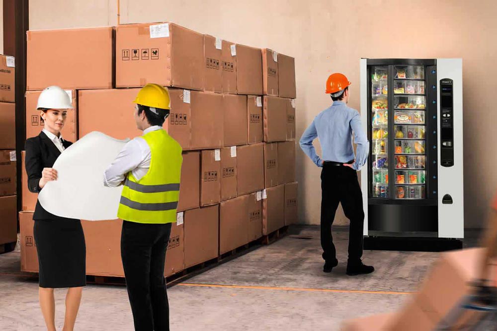 Fully managed vending machine services