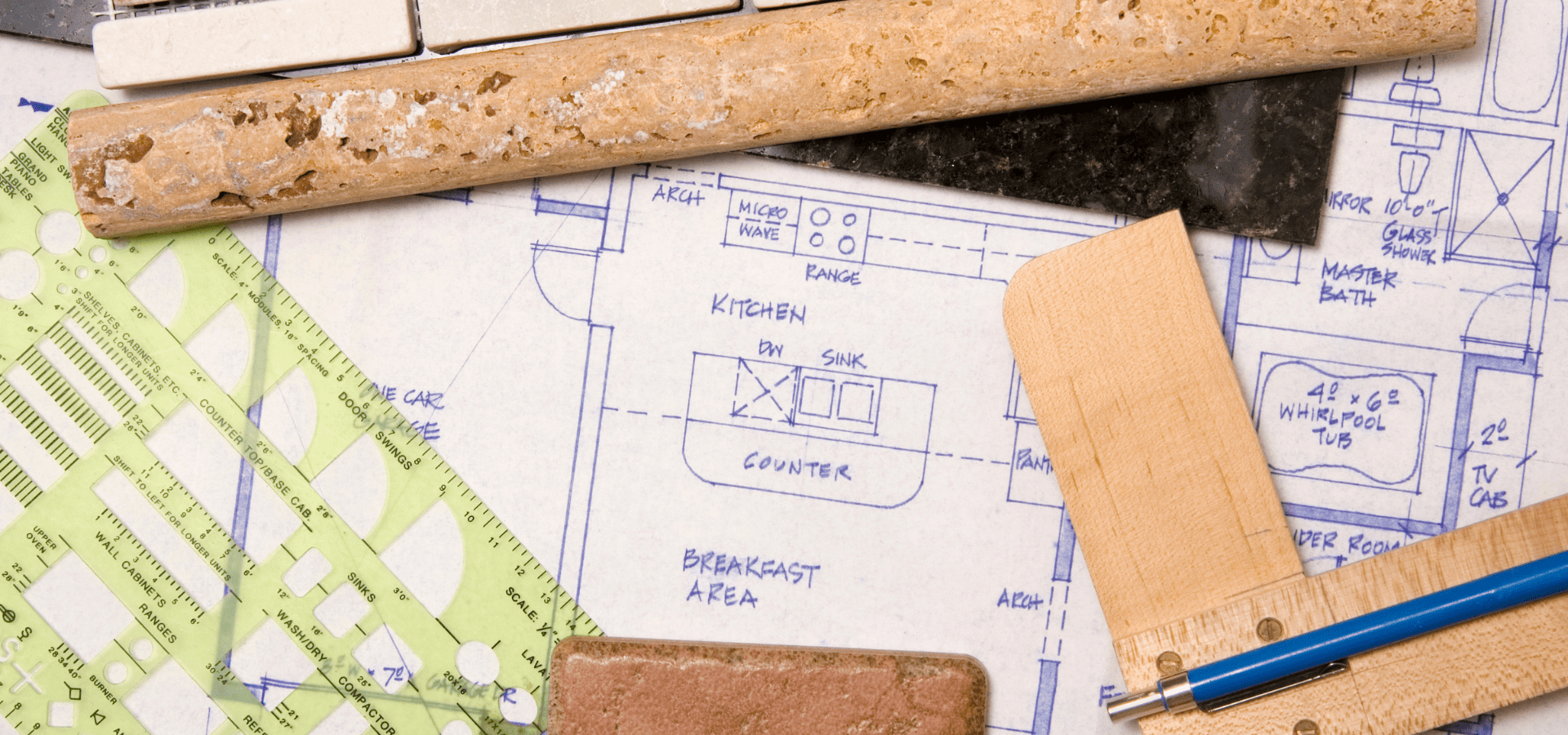 A bathroom layout plan for a master bathroom
