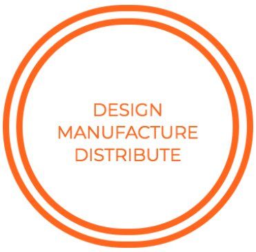 Design manufacture distribute logo