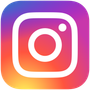 Icône de l'application Instagram : un carré au contour blanc et un dégradé de couleurs, incluant du rose, de l'orange et du violet. À l'intérieur se trouve un objectif d'appareil photo blanc.