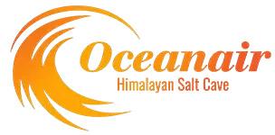 A logo for oceanair himalayan salt cave