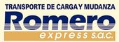 logo transporte de carga y mudanza romero