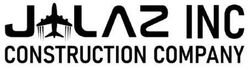 A black and white logo for jalal inc construction company