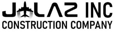 A black and white logo for jalal inc construction company