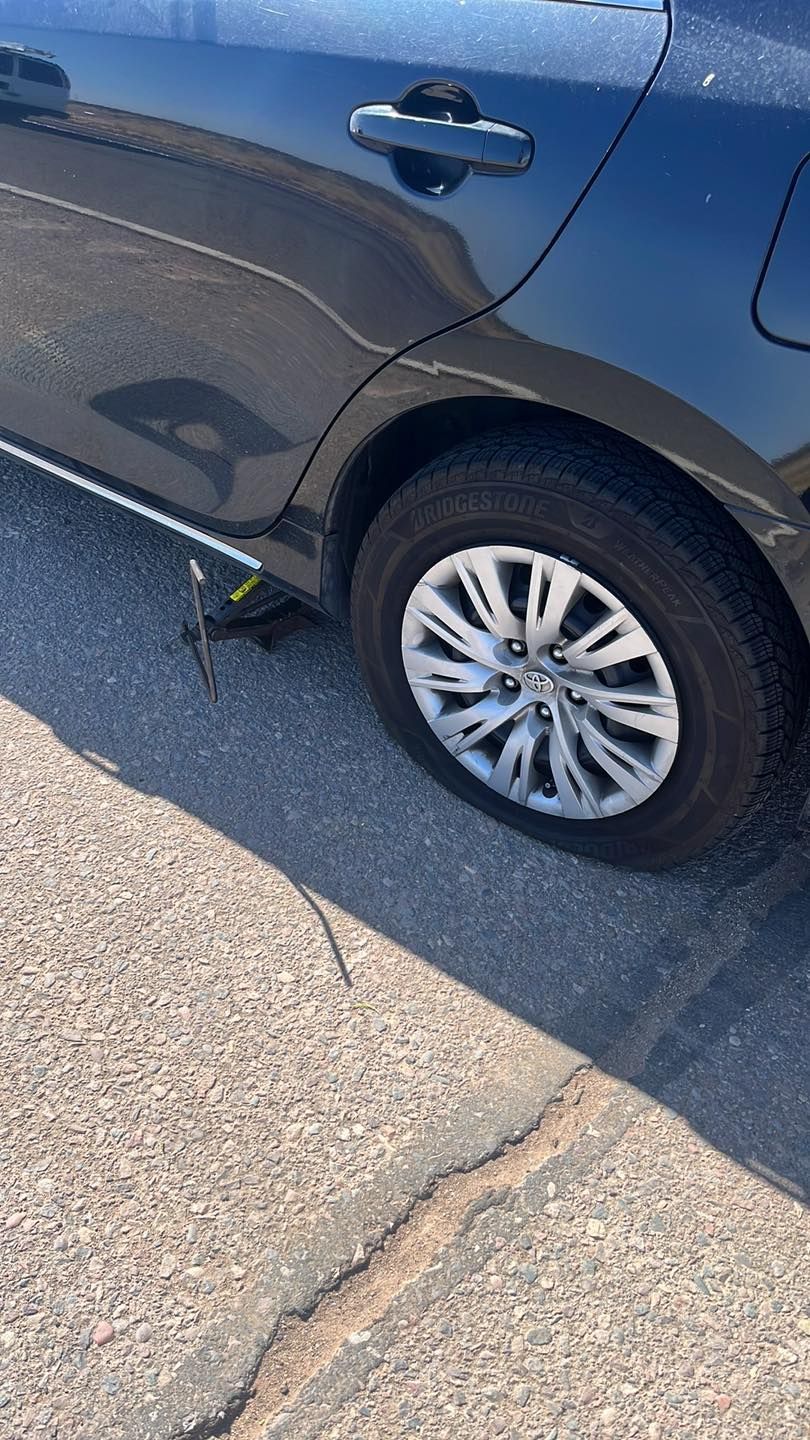 A Close Up Of A Car Wheel — Tempe, AZ — Precision Roadside Service