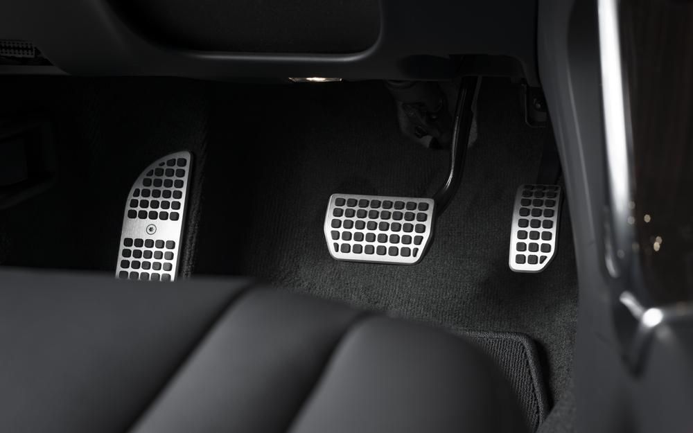 A Close Up of the Brake Pedals of a Car — Douglas Collision Management In Currajong, QLD
