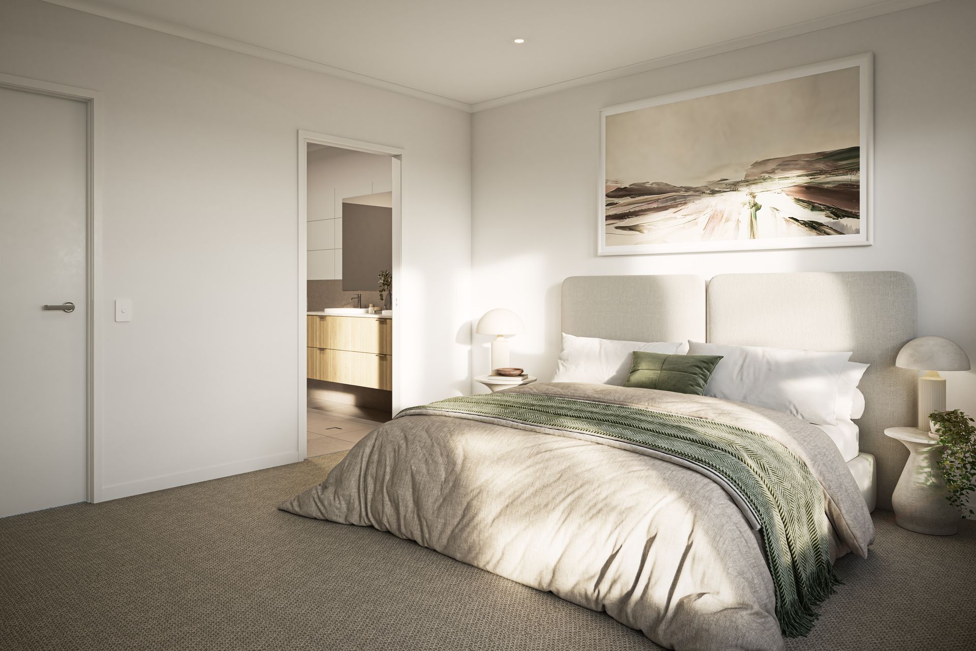 The Mill Pimpama Master Bedroom