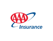 The aaa insurance logo is on a white background.