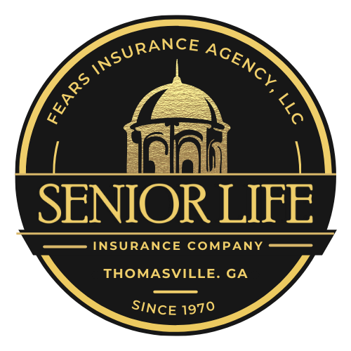 The logo for fears insurance agency llc senior life insurance company