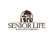 The logo for the senior life insurance company shows a gazebo with a dome on top of it.