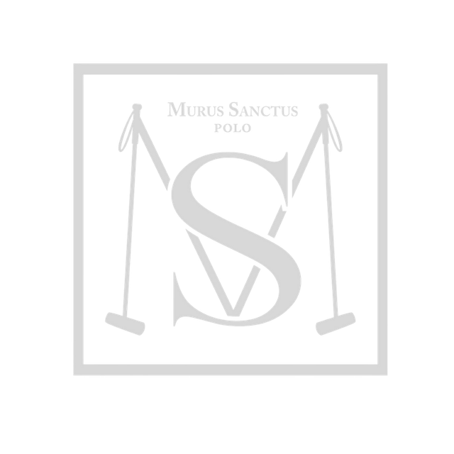 MS monogram with polo mallets, and "Murus Sanctus Polo" text inside a square.