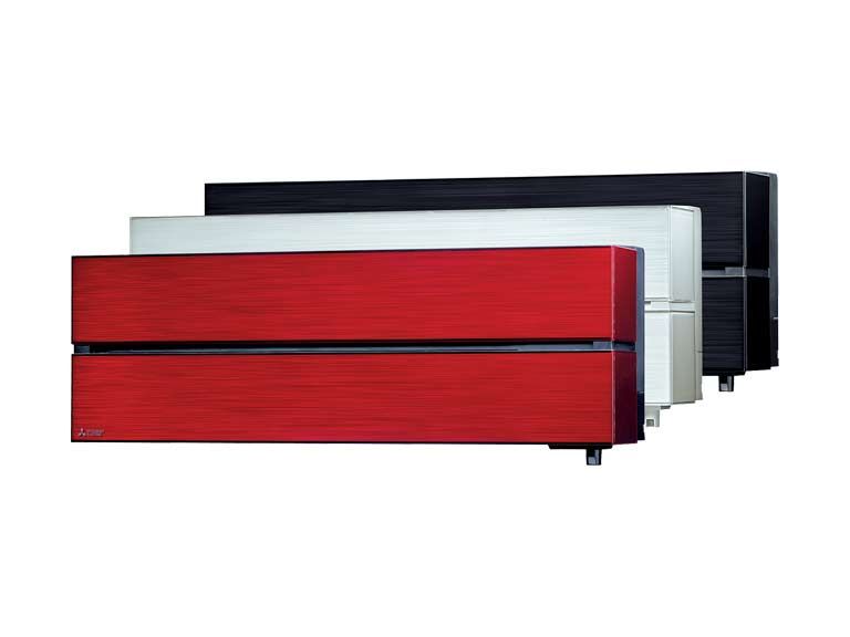 Three different colored boxes are stacked on top of each other on a white background.