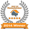 HomeAdvisor 2014 Winner