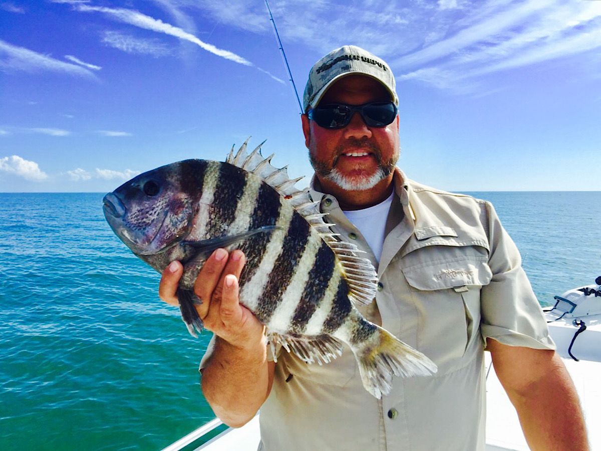 Cedar Key Sheepshead fishing