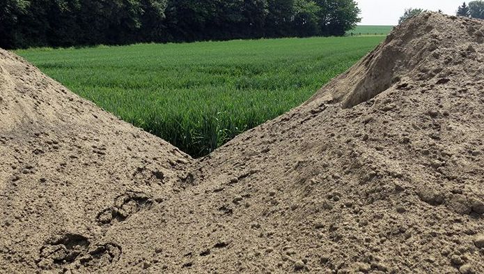 Konverterkalk ist ein Nebenprodukt der Stahlproduktion