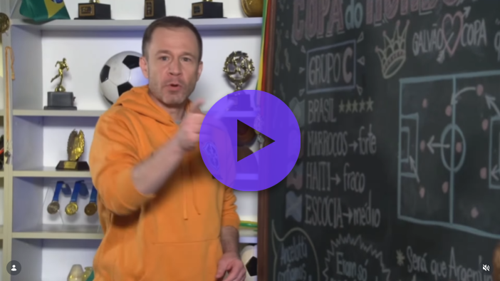 Post do Tiago no Instagram do SBT Nacional