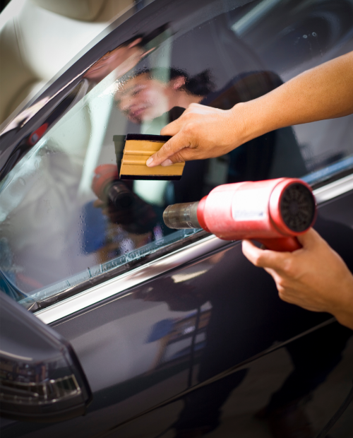 Car Window Tinting Process