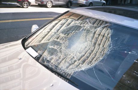 Car Window Crack