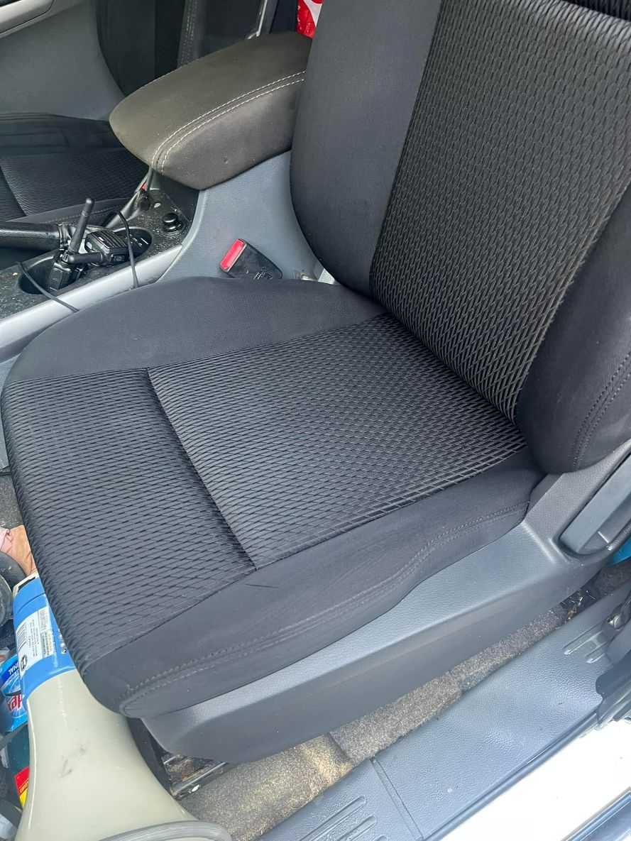 Cleaned Car Front Seat — Car Cleaning in Coffs Harbour, NSW