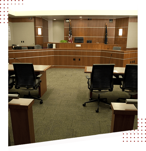 Court Room — Cherry Hill, NJ — Elkind and DiMento, P.A.