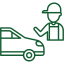 Green lightning bolt icon with speed lines, suggesting fast charging or energy efficiency.