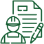 Green lightning bolt icon with speed lines, suggesting fast charging or energy efficiency.