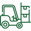 Green lightning bolt icon with speed lines, suggesting fast charging or energy efficiency.