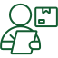 Green lightning bolt icon with speed lines, suggesting fast charging or energy efficiency.