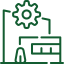 Green lightning bolt icon with speed lines, suggesting fast charging or energy efficiency.