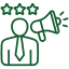 Green lightning bolt icon with speed lines, suggesting fast charging or energy efficiency.