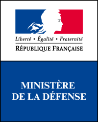 Logo du ministère français de la Défense avec le drapeau tricolore et le profil de Marianne.