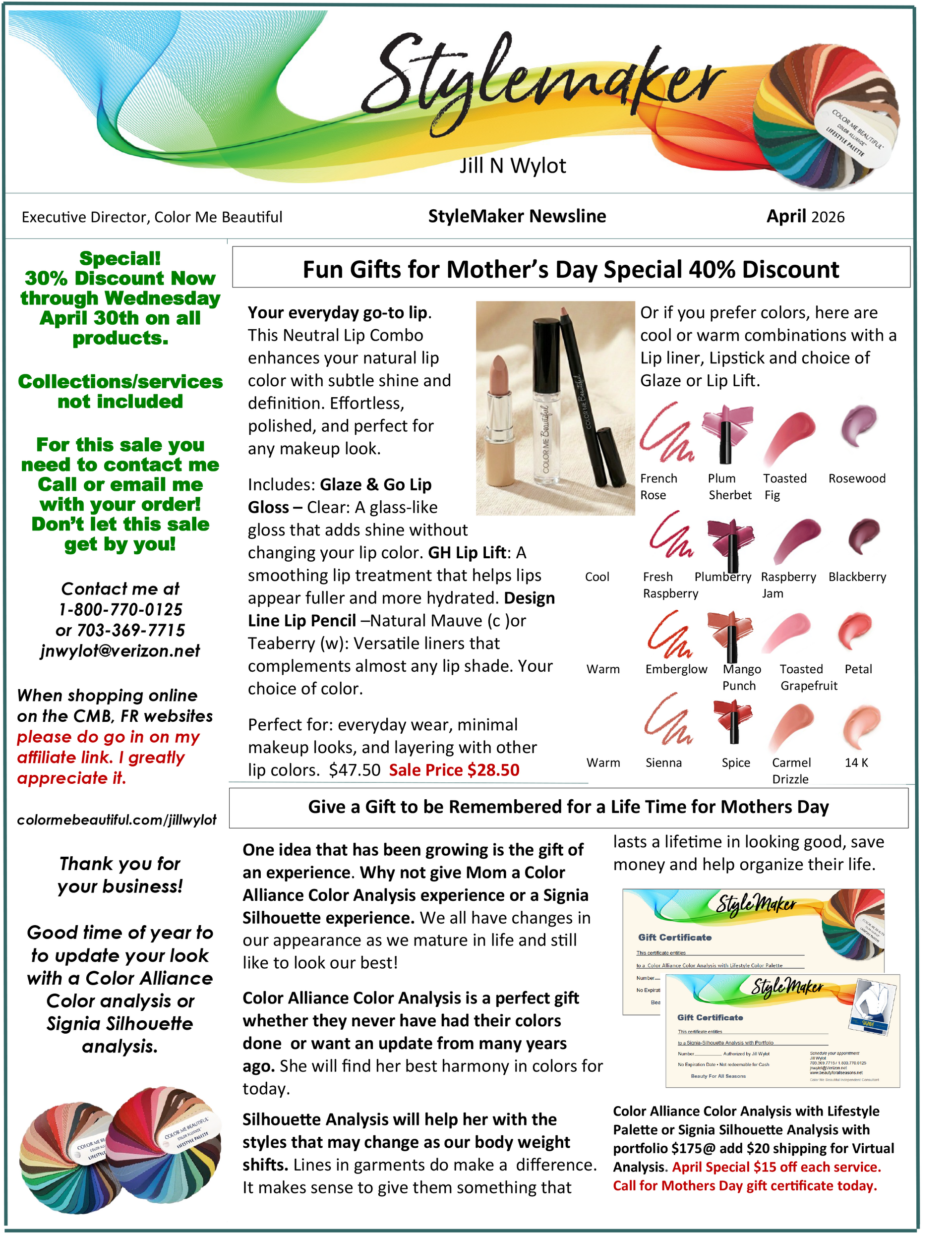 Colorful Stylemaker magazine page with hairstyle tutorials and step-by-step hair design diagrams.