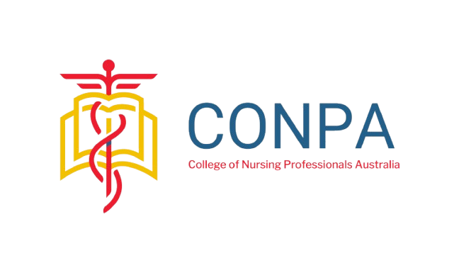The logo for conpa college of nursing professionals australia
