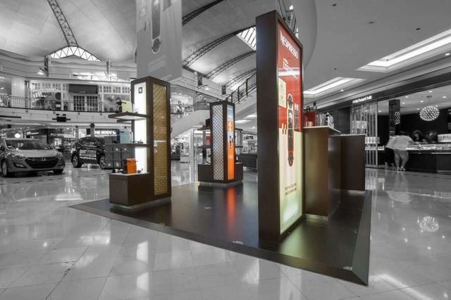 Nespresso exhibit — Welshpool, WA — Advans Exhibition Services