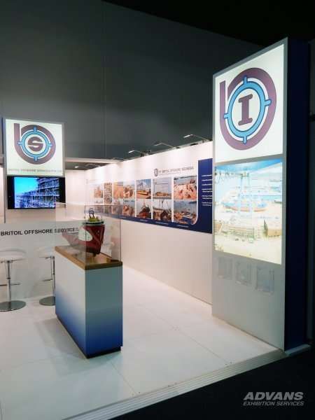 Britoil offshore exhibit — Welshpool, WA — Advans Exhibition Services